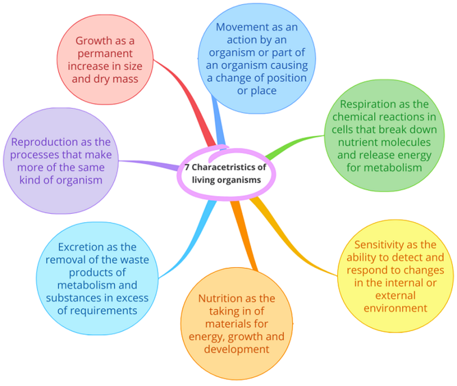 1.1 Characteristics of Living Organisms