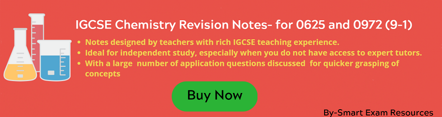 igcse chemistry revision notes igcse chemistry study notes smart exam resources