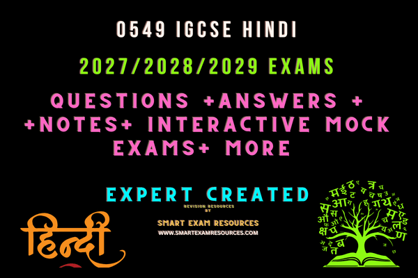 0549 IGCSE Hindi Resources